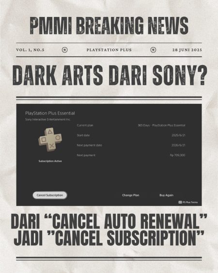 Sony Mengubah Opsi PS Plus "Cancel Auto Renewal" jadi "Cancel Subscription"